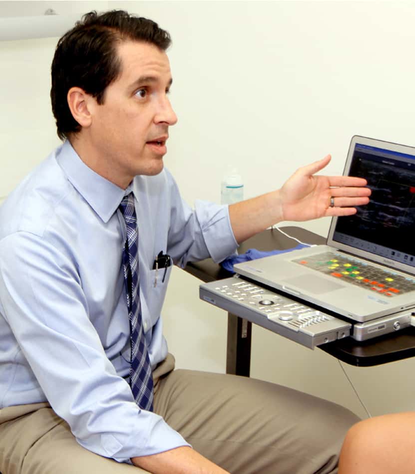 Vein treatment consultation at NorCal Vein Specialists